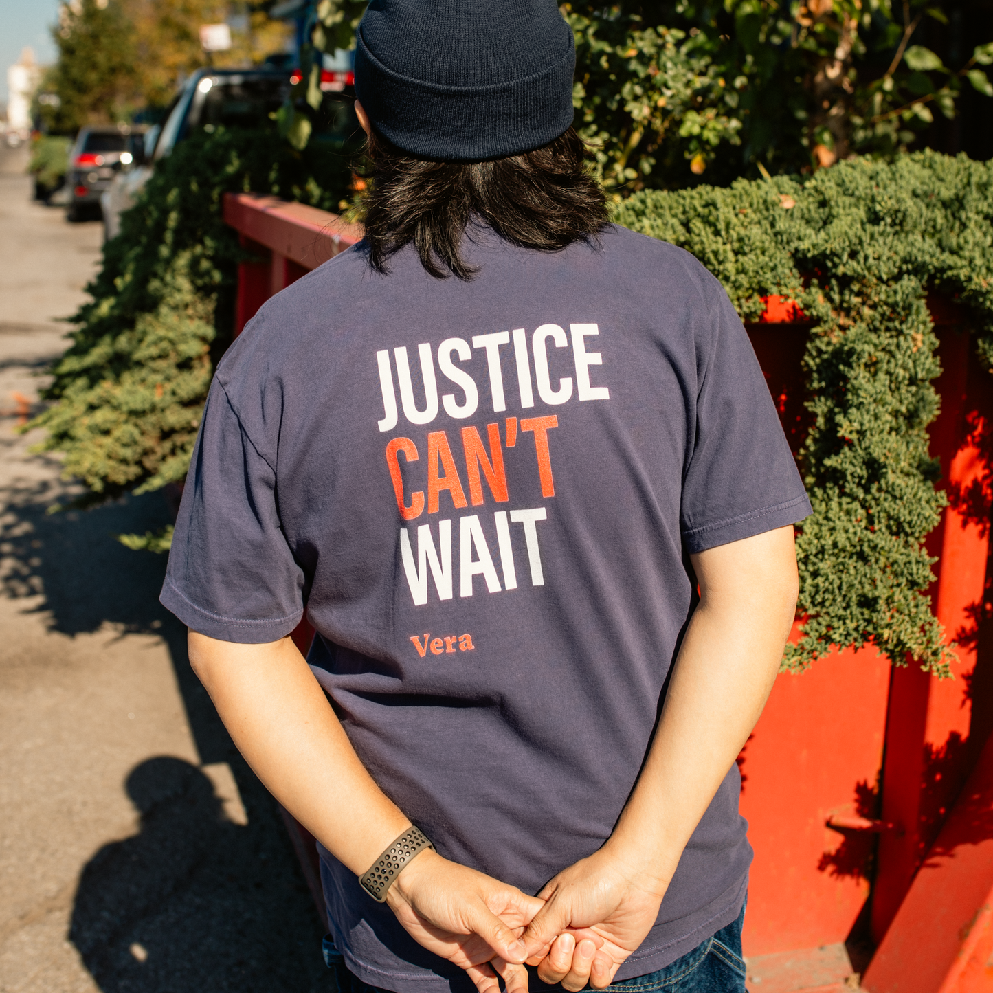 "Justice Can’t Wait" Statement Tee