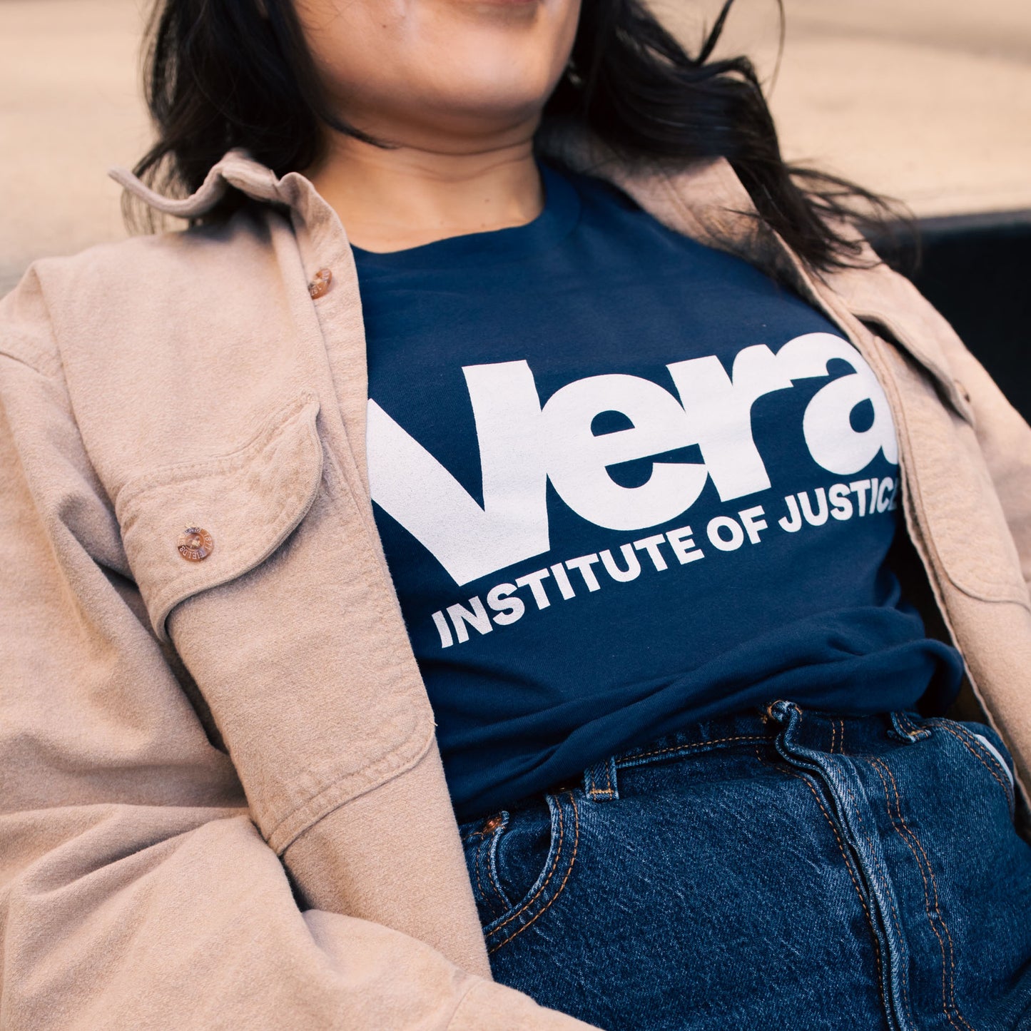 Vera "Retro" Wordmark Tee Shirt