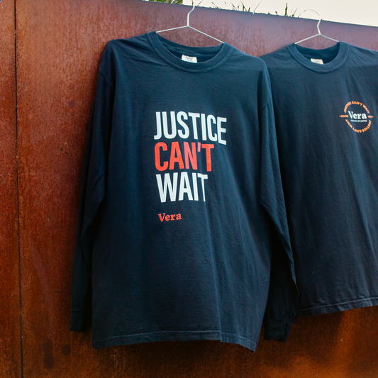 "Justice Can't Wait" Statement Long Sleeve