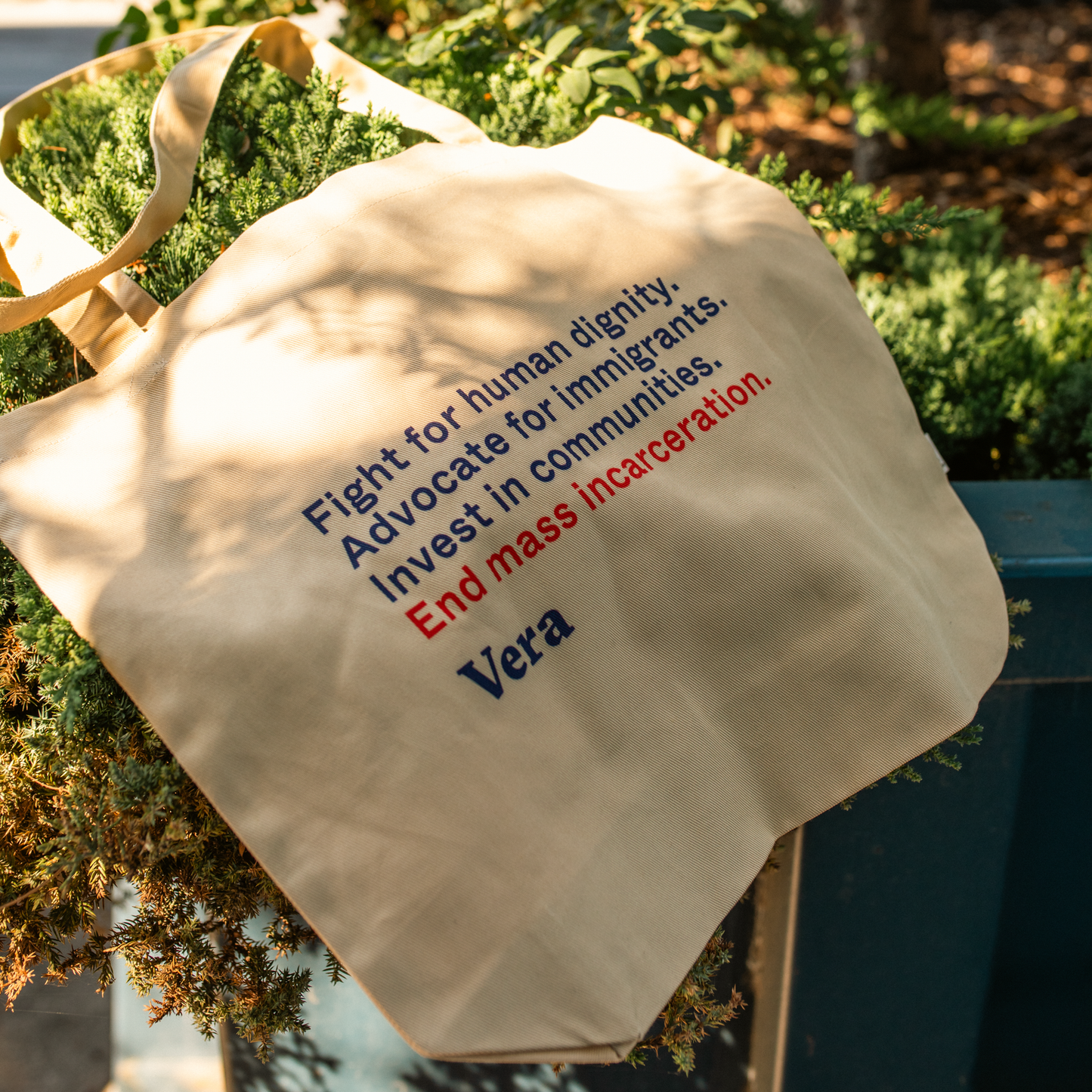 Vera Statement Tote Bag