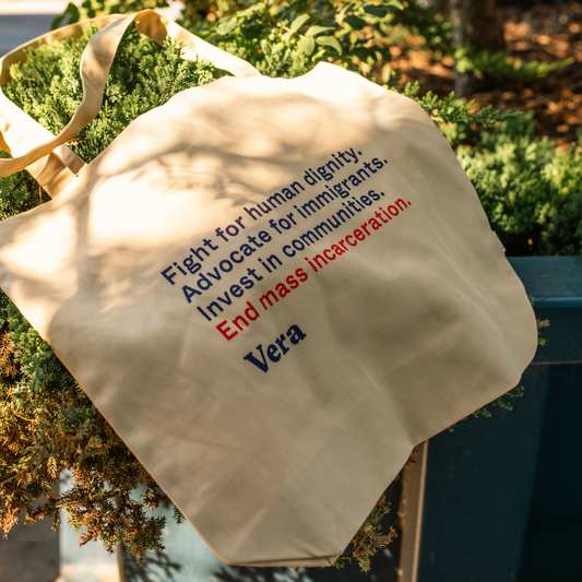 Vera Statement Tote Bag