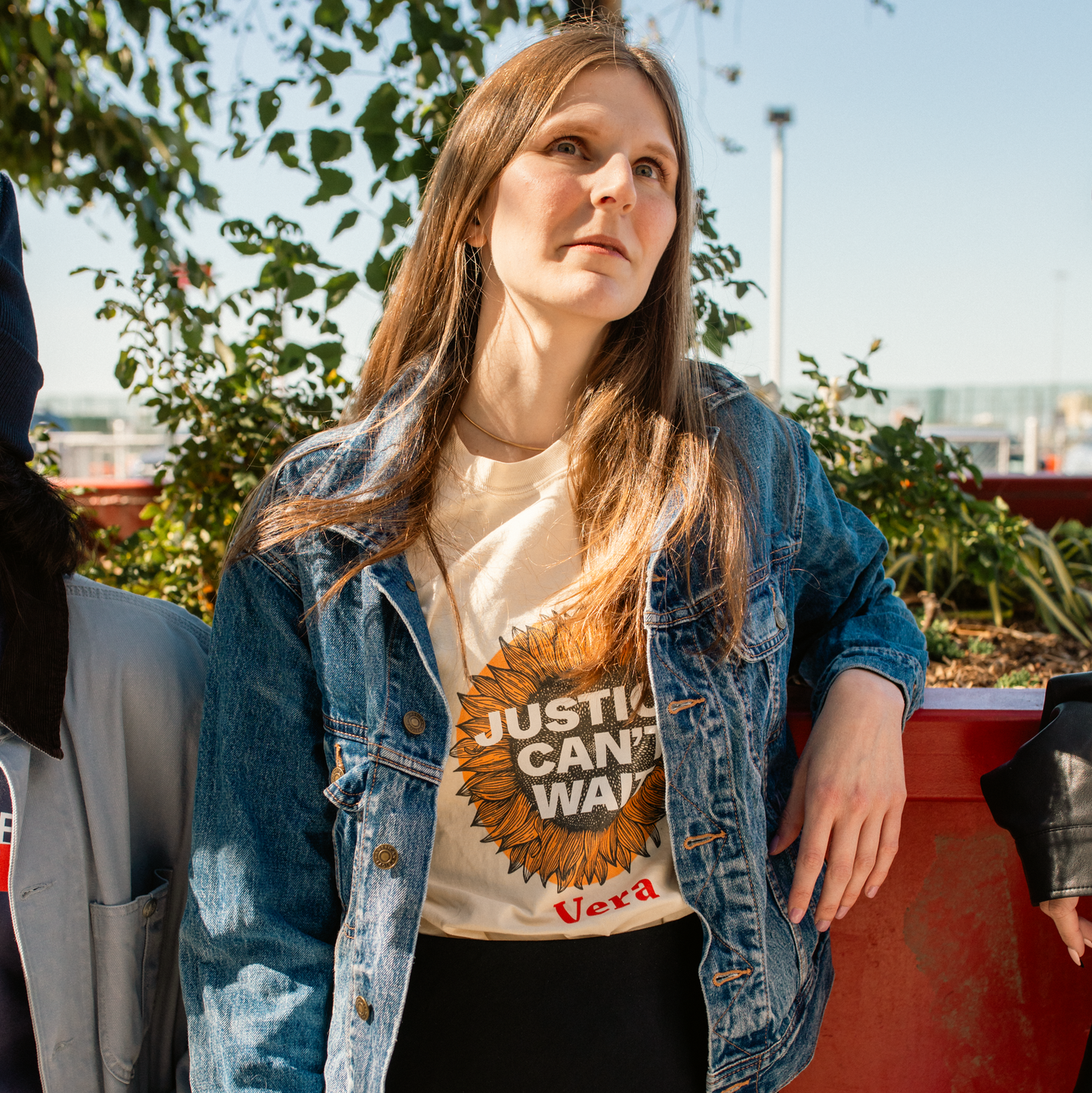 "Justice Can’t Wait" Sunflower Tee