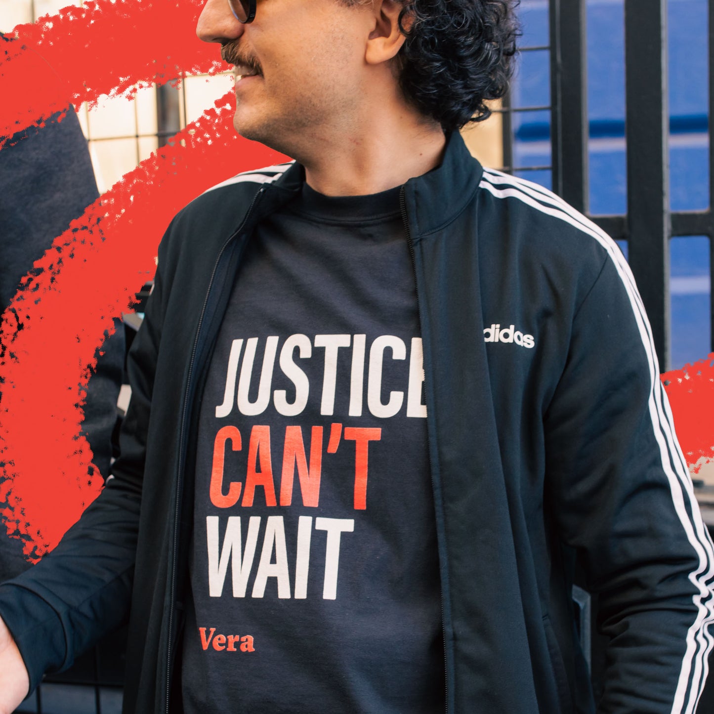 "Justice Can't Wait" Statement Long Sleeve
